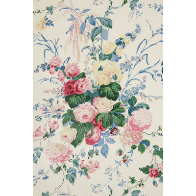 Lee Jofa FLORAL BOUQUET.LJ.0 Floral Bouquet Multipurpose Fabric in White